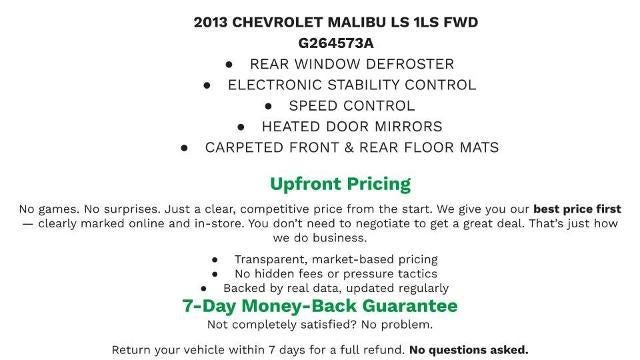 2013 Chevrolet Malibu LS