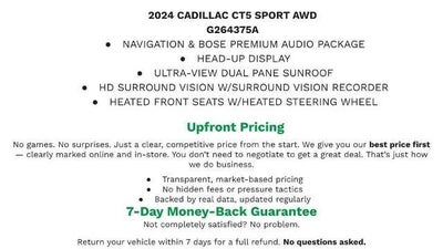 2024 Cadillac CT5 Sport