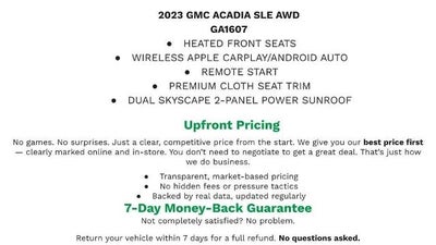 2023 GMC Acadia SLE
