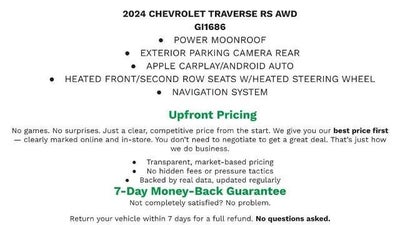 2024 Chevrolet Traverse RS