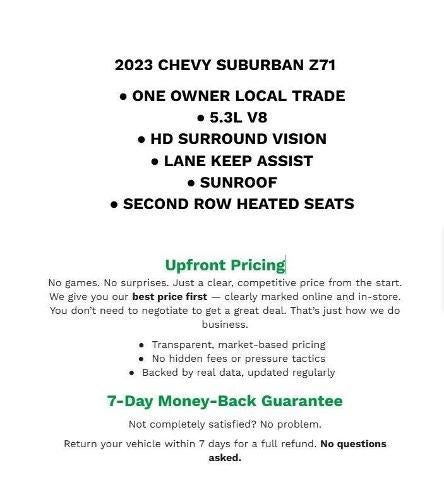 2023 Chevrolet Suburban Z71