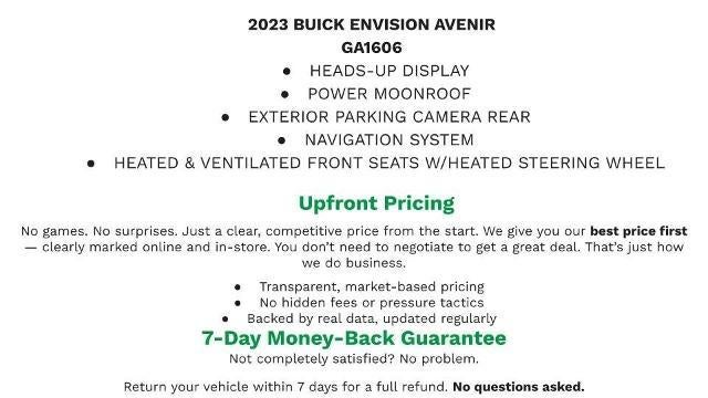 2023 Buick Envision Avenir