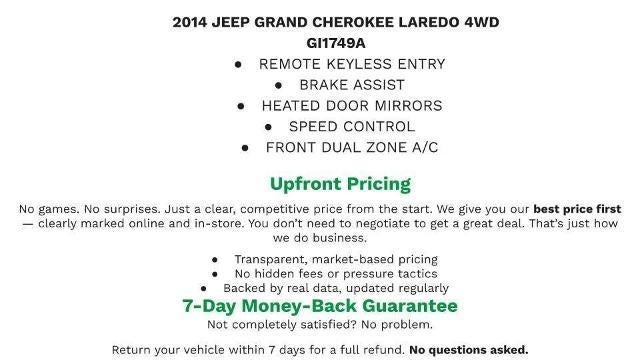 2014 Jeep Grand Cherokee Laredo
