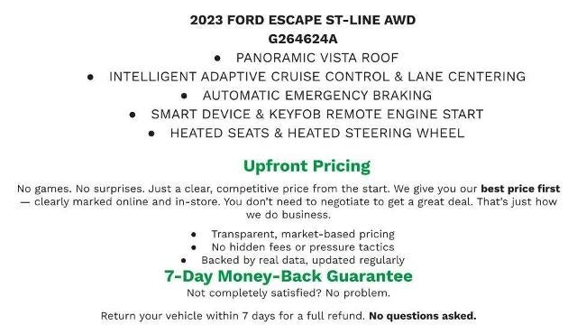 2023 Ford Escape ST-Line