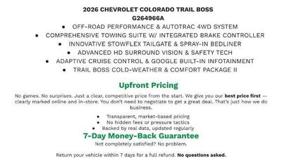 2026 Chevrolet Colorado Trail Boss