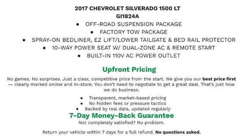 2017 Chevrolet Silverado 1500 LT