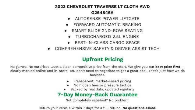 2023 Chevrolet Traverse LT Cloth