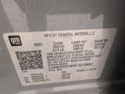 2023 Chevrolet Traverse LT Cloth