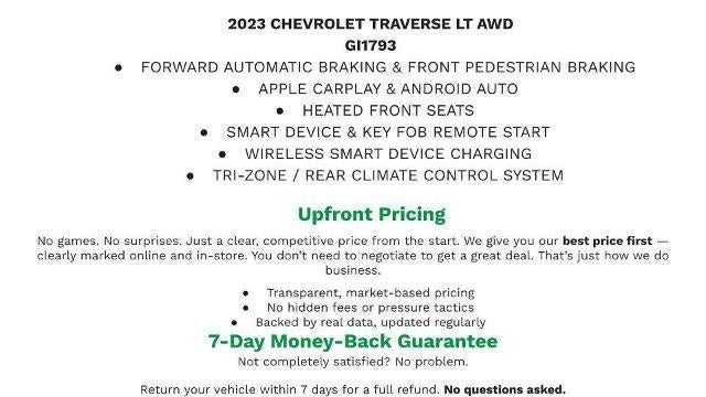 2023 Chevrolet Traverse LT Cloth