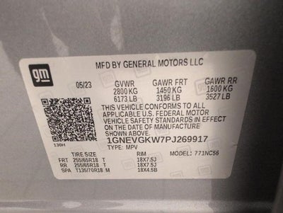 2023 Chevrolet Traverse LT Cloth