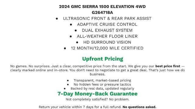 2024 GMC Sierra 1500 Elevation