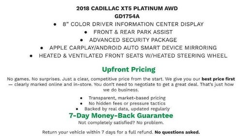 2018 Cadillac XT5 Platinum AWD