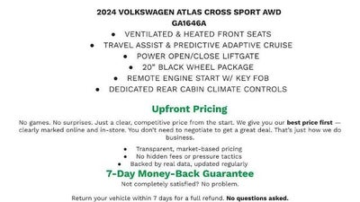 2024 Volkswagen Atlas Cross Sport 2.0T SE w/Technology
