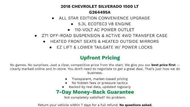 2018 Chevrolet Silverado 1500 LT