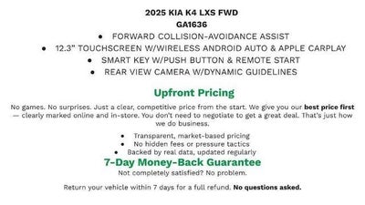 2025 Kia K4 LXS