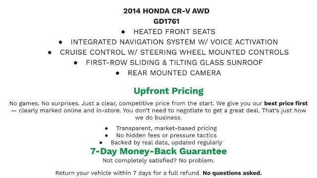 2014 Honda CR-V EX-L