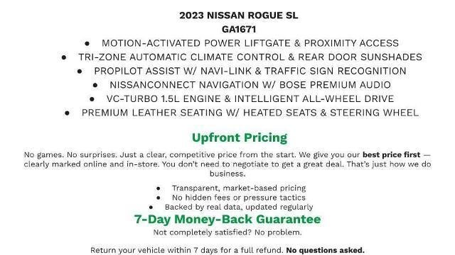 2023 Nissan Rogue SL Intelligent AWD