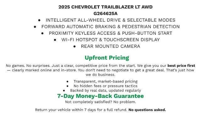 2025 Chevrolet Trailblazer LT