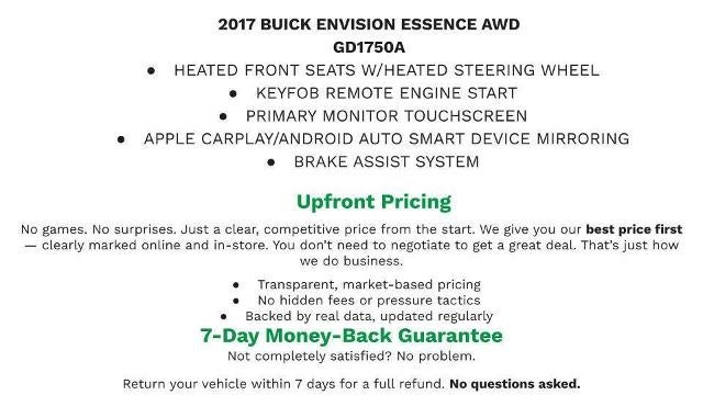 2017 Buick Envision Essence