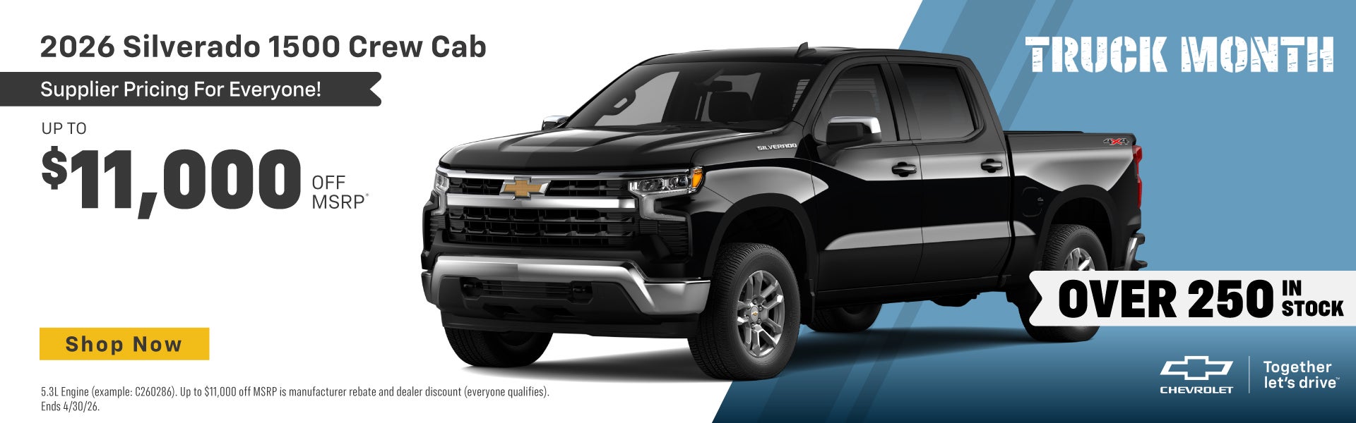 2026 Silverado 1500 Crew Cab